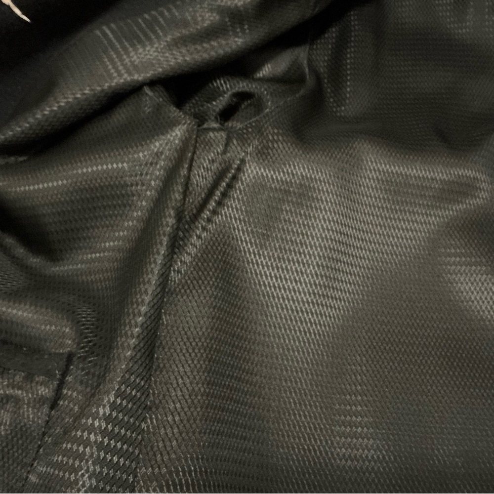Vintage Super Fina Alorna Long Black Wool Coat Velvet Trim L / XL Classic Style - Picture 9 of 12